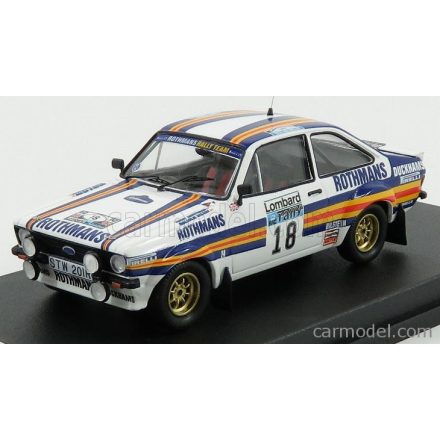 TROFEU FORD ENGLAND ESCORT MKII ROTHMANS N 18 RALLY RAC 1981 M.WILSON - T.HARRYMAN