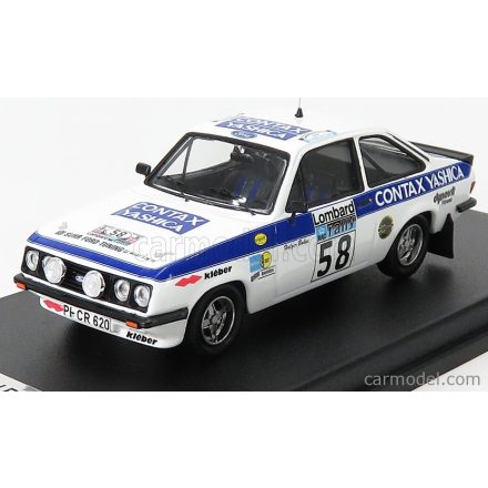 TROFEU FORD ESCORT MKII RS2000 N 58 RALLY RAC LOMBARD 1978 H.BOHNE - P.DIEKMANN