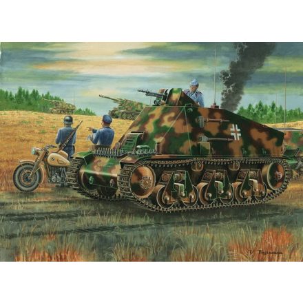 Trumpeter PzKpfw 38(H) Funk- u. Befehlswagen makett