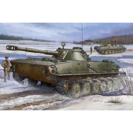 Trumpeter PT-76 Light Amphibious Tank makett