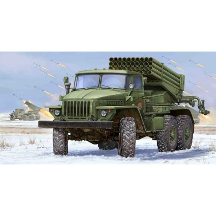 Trumpeter Russian BM-21 Hail MRL-Early makett