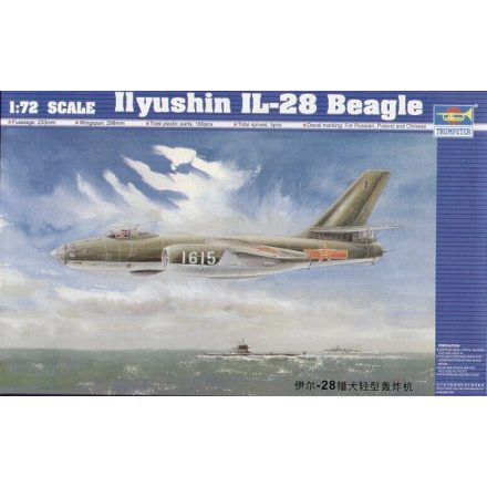 Trumpeter Iljushin IL-28 Beagle makett