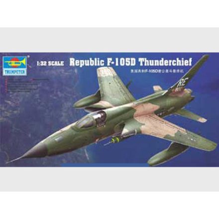 Trumpeter Republic F-105 D Thunderchief makett