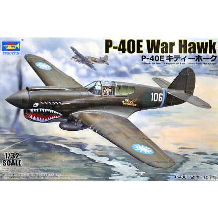 Trumpeter P-40E War Hawk makett