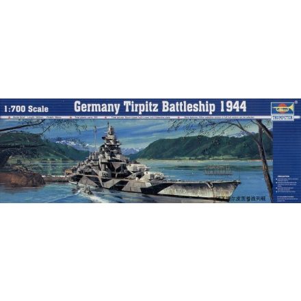 Trumpeter Germany Tirpitz Battleship 1944 makett