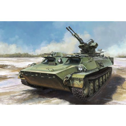 Trumpeter MT-LB with zu-23-2 makett