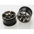 Traxxas Wheels, Tracer 2.2" (black chrome) (2) (Bandit rear)