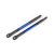 Traxxas Push rods, aluminum (blue-anodized), heavy duty (2) (assembled with rod ends and threaded inserts)