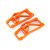 Traxxas Suspension arm, lower, orange (left and right, front or rear) (2)