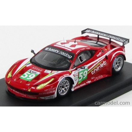 TRUESCALE FERRARI 458 ITALIA 8C GT2 TEAM LUXURY RACING N 59 24h LE MANS 2011