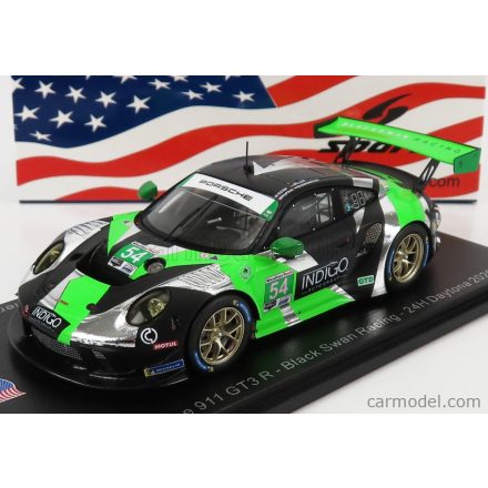 SPARK-MODEL PORSCHE 911 991-2 GT3 R TEAM BLACK SWAN RACING N 54 24h DAYTONA 2020 T.PAPPAS - J.BLEEKMOLEN - T.ESTEP - S.MULLER