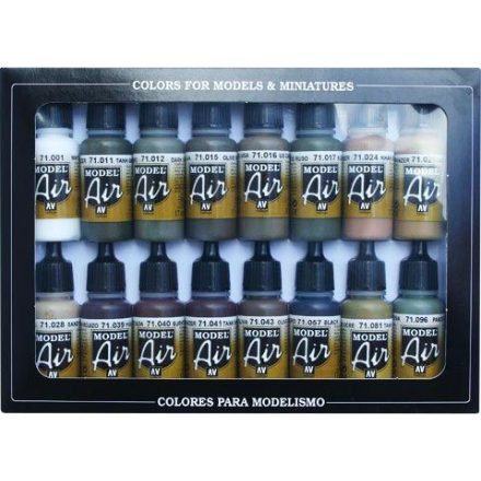 Vallejo WWII German Colors Paint Set