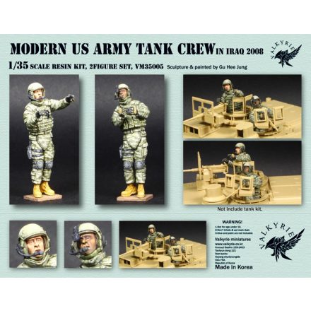 Valkyrie Miniatures Modern US Army Tank Crew in Iraq 2008