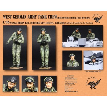 Valkyrie Miniatures Modern West German Army Tank Crew - 1970~80 Era