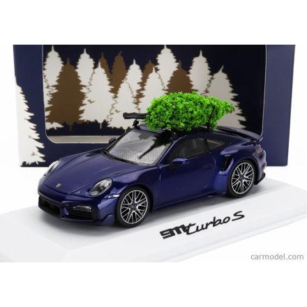 SPARK MODEL PORSCHE 911 992 TURBO S COUPE CHRISTMAS EDITION 2023