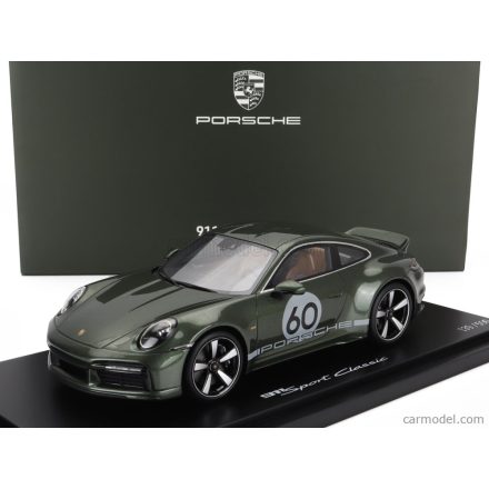 SPARK MODEL PORSCHE 911 992 SPORT CLASSIC N 60 COUPE 2022 - CON VETRINA - WITH SHOWCASE