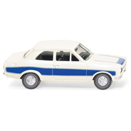 Wiking Ford Escort MK I, white/blue