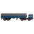 Wiking Mercedes flatbed platform trailer, blue/grey, 1968