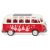 Wiking Volkswagen T1 Sambabus, white/red, Weihnachtsbulli, 1963