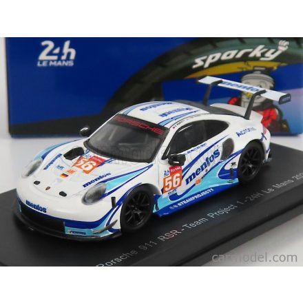 SPARK-MODEL PORSCHE 911 991-2 RSR 4.0L TEAM PROJECT 1 N 56 24h LE MANS 2020 M.CAIROLI - E.PERFETTI - L.TEN VOORDE