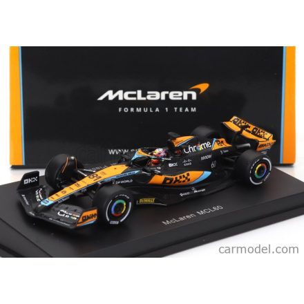 SPARK-MODEL McLAREN F1 MCL60 TEAM McLAREN N 81 SEASON 2023 OSCAR PIASTRI