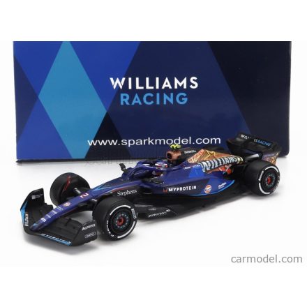 SPARK-MODEL WILLIAMS F1 FW45 TEAM WILLIAMS RACING GULF N 2 LAS VEGAS USA GP 2023 LOGAN SARGEANT