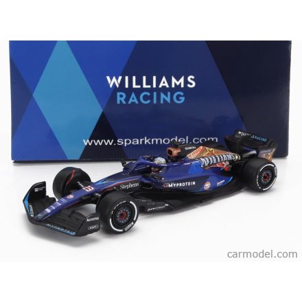 SPARK-MODEL WILLIAMS F1 FW45 TEAM WILLIAMS RACING GULF N 23 LAS VEGAS USA GP 2023 ALEXANDER ALBON