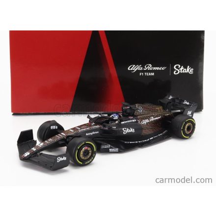 SPARK MODEL ALFA ROMEO F1 C43 TEAM STAKE N 77 LAS VEGAS USA GP 2023 VALTTERI BOTTAS